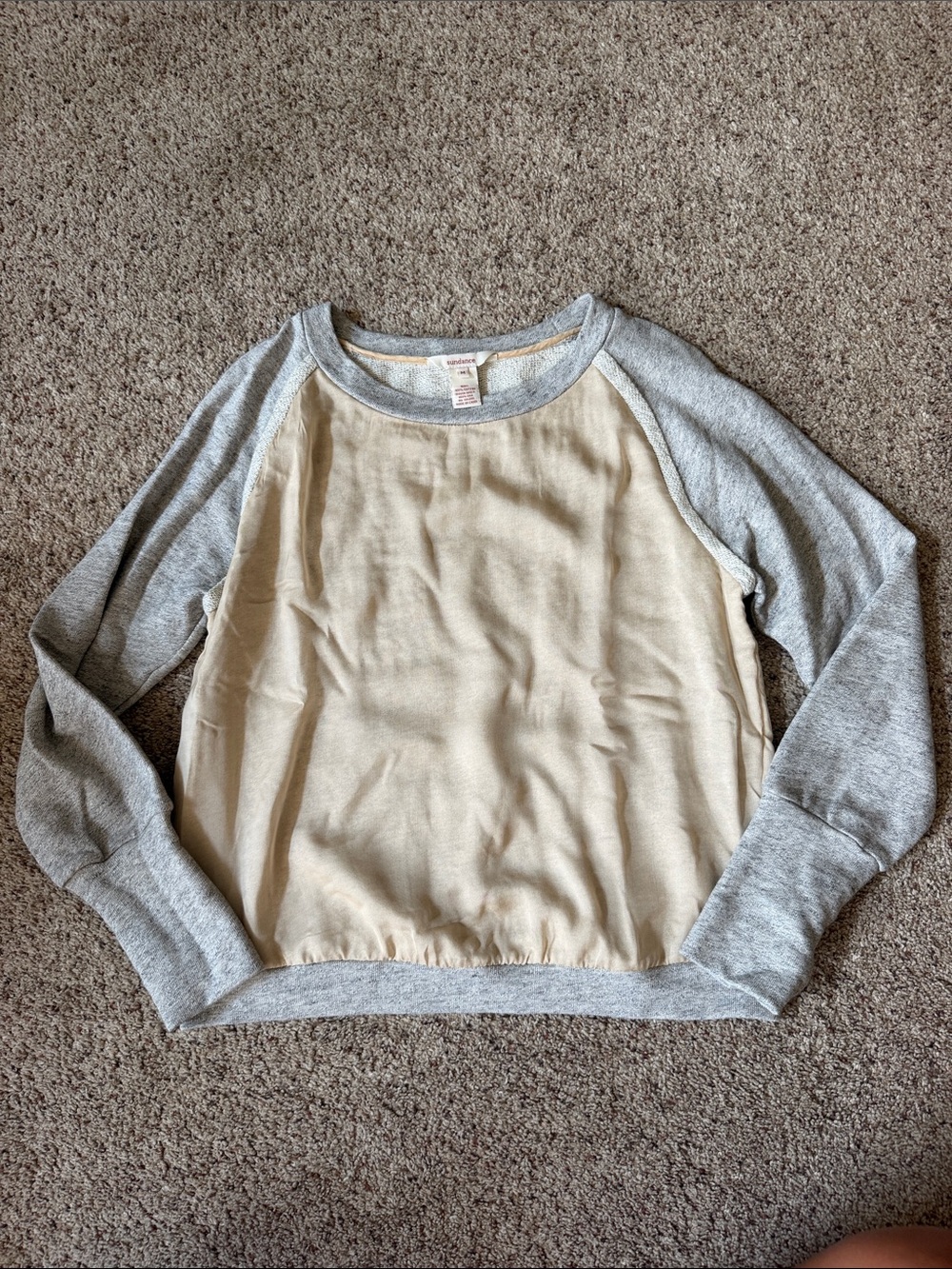 Sundance Two-Tone Raglan Sweatshirt